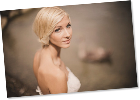 Brautfrisur & Make-Up